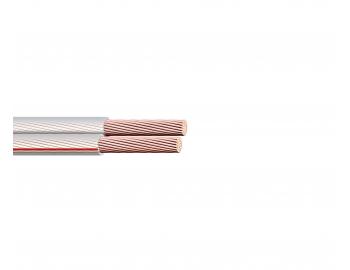 Dvojlinka CYH-SCY, 2x4, PVC, transparentn/erven - 1 m