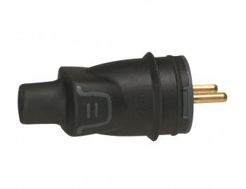 Vidlice gumov IP44 16 A Legrand 050445 ern