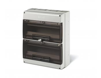 Rozvodnice na omtku Scame Domino 672.4032, IP66,  32 modul (2x16)