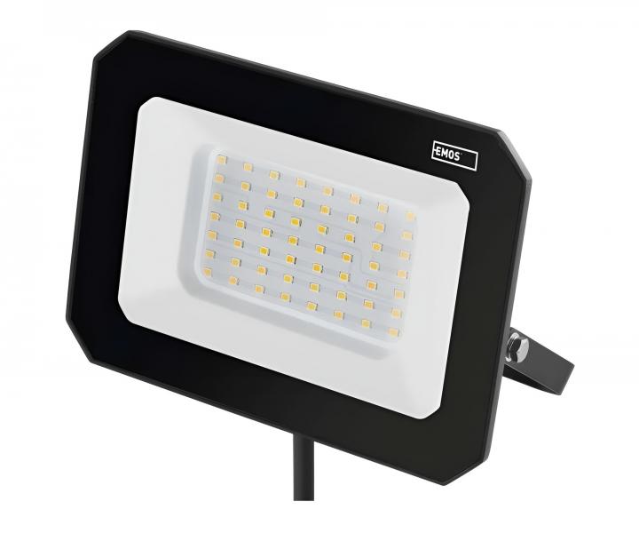 LED reflektor Emos Simpo ZS2243, IP65, 50 W, ern - neutrln bl
