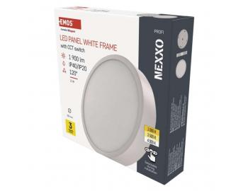 LED pisazen svtidlo NEXXO, kruhov, bl, 21W, se zmnou CCT Emos ZM5143