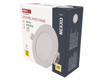 LED vestavn svtidlo NEXXO, kruhov, bl, 7W, tepl bl Emos ZD1124