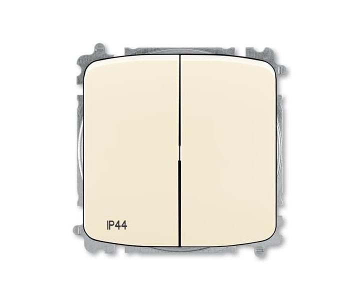 Pepna sriov, s krytem, azen 5, IP44, bezroubov svorky ABB Tango 3559A-A05940 C - slonov kost