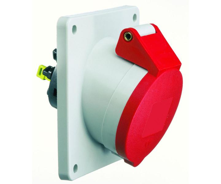 Zsuvka vestavn 32A 5p 400V IP44 6h Quick-Connect Bals 12801