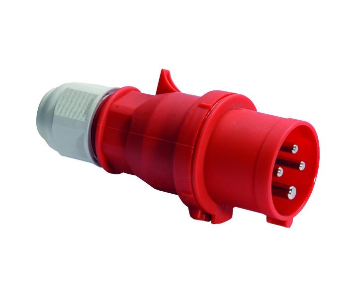 Vidlice 16A 4p 400V IP44 6h Quick-Connect Bals 2130