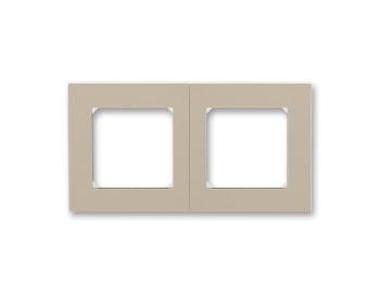 Rmeek dvojnsobn, pro vodorovnou i svislou mont ABB Levit 3901H-A05020 18 - macchiato/bl