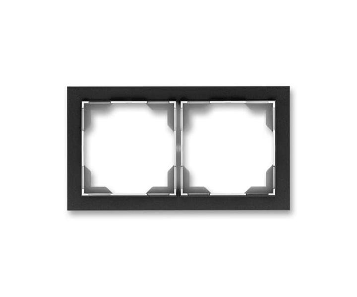 Rmeek dvojnsobn, pro vodorovnou i svislou mont ABB Neo 3901M-A00120 37 - onyx