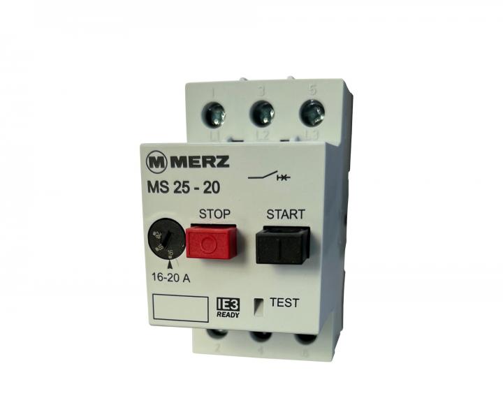 Motorov ochrann spout Merz MS25-20, 16-20 A