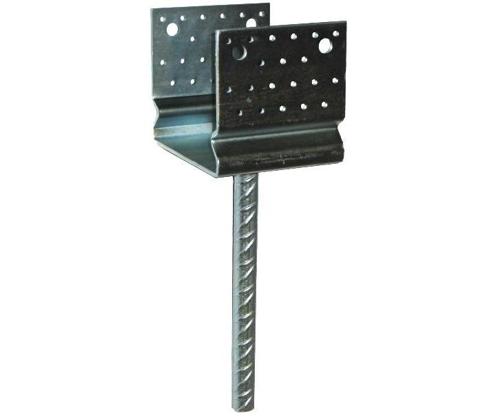 Kotevn patka do betonu U 120x120x120mm, M20, zinek