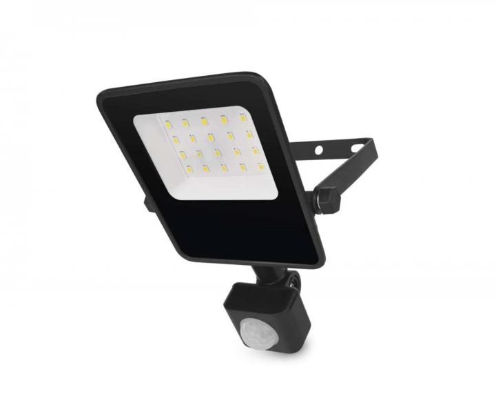 LED reflektor s pohybovm idlem Emos Visio ZS2913, IP54, 10 W, ern - neutrln bl