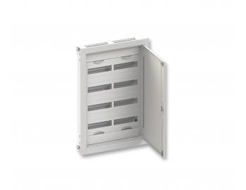 Rozvodnice oceloplechov pro zaputnou mont ABB CU25R, IP 30, 96 modul (4x24)