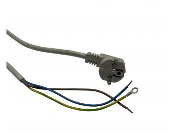 Flexo PVC ra 863157-2-62/3, 3x1,5, 2x dutinky, 1x oko, hlov vidlice, bl, 3 m - II. jakost - popinn