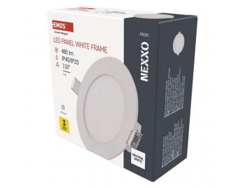 LED vestavn svtidlo NEXXO, kruhov, bl, 7W, neutrln bl Emos ZD1125