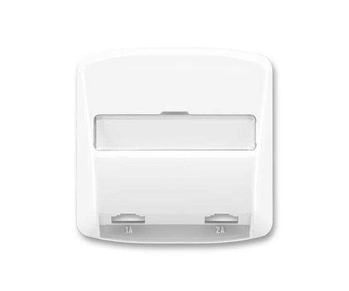 Kryt zsuvky telefonn, dvojnsobn (pro pstroj 5013U) ABB Tango 5013A-A00215 B - bl