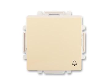 Ovlda tlatkov zapnac, s krytem, se symbolem zvonku, az. 1/0 ABB Swing 3557G-A80343 C1 - krmov