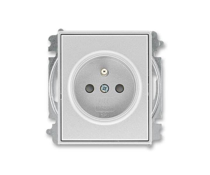 Zsuvka jednonsobn, chrnn, s clonkami, bezroubov svorky ABB Time 5519E-A02357 08 - titanov