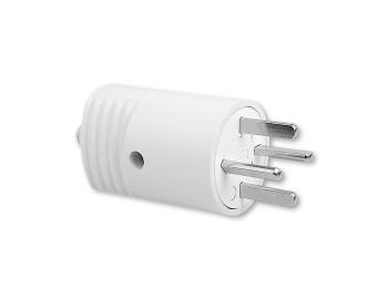 Vidlice s pmm vvodem, 10 A, 440 V AC, vzor D ABB 5538N-C01704 S - ed