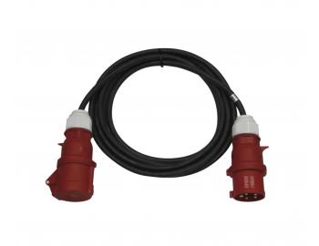 Gumov venkovn prodluovac kabel 3 fzov Emos PM1102 400 V, 4 mm2, ern, 10 m