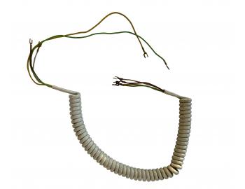 Flexo telefonn PVC kroucen ra MT 4-22S-6 B, vidlice, bl, 1,15 m - II. jakost - popinn