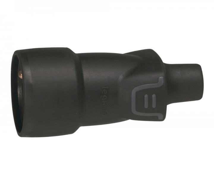 Zsuvka gumov 2P+T IP44 Legrand 050446 ern