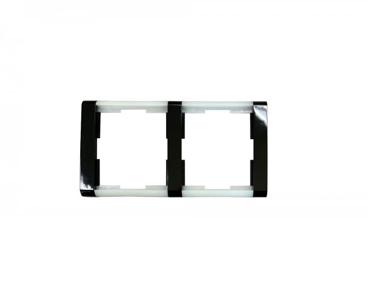 Rmeek dvojnsobn, vodorovn ABB Element-Time 3901F-A00120 06 - ern/ledov bl
