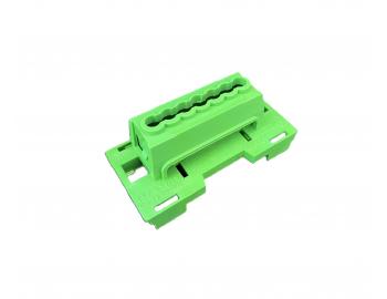 Svorka Elcon E7PE 0200, IP20 - zelen