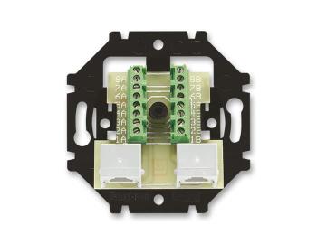 Pstroj zsuvky ISDN, prchoz, dvojnsobn ABB 5013U-A00152