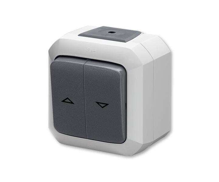 Ovlda aluziov jednoplov (azen 1/0+1/0 s blokovnm), IP54, bezr. sv. ABB Variant 3559N-C88510 S - ed