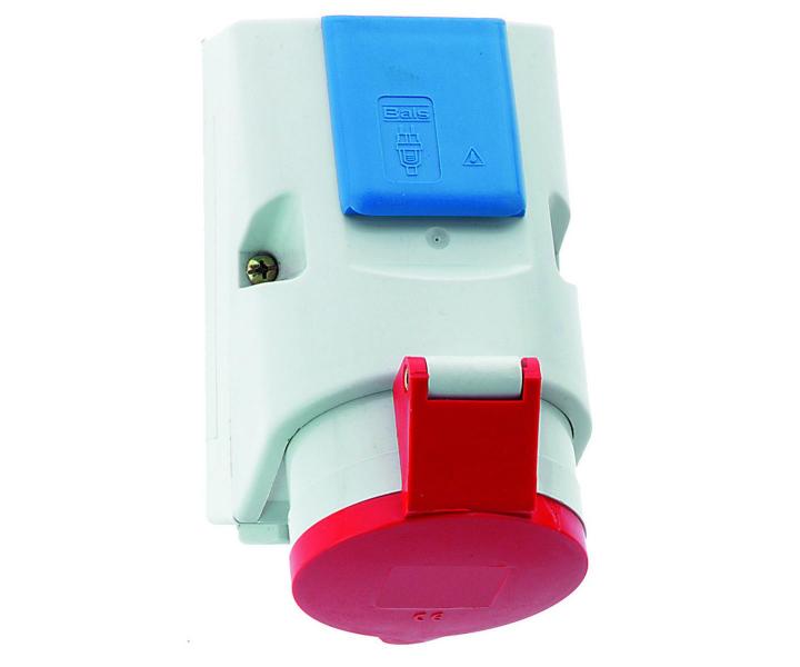 Kombinovan zsuvka 32A 5p 400V IP44 6h + zs. 230V CZ Bals 1018