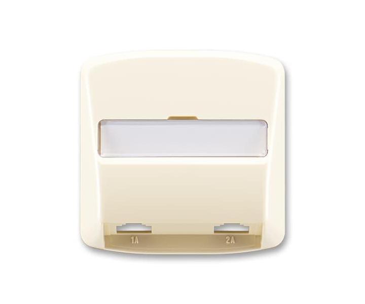 Kryt zsuvky telefonn, dvojnsobn (pro pstroj 5013U) ABB Tango 5013A-A00215 C - slonov kost