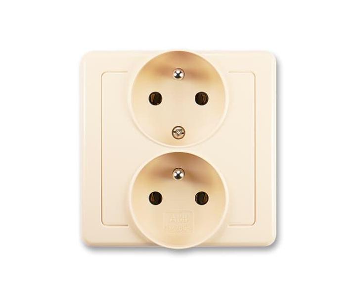 Zsuvka dvojnsobn polozaputn s ochrannmi kolky ABB Swing 5512G-C02249 C1 - krmov