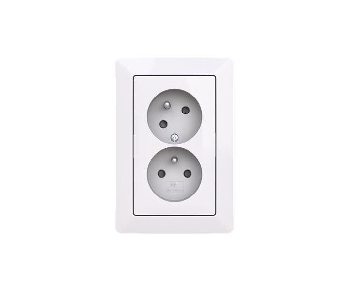 Zsuvka dvojnsobn, s clonkami, s natoenou dutinou ABB Zoni 5513T-C02357 500 - bl