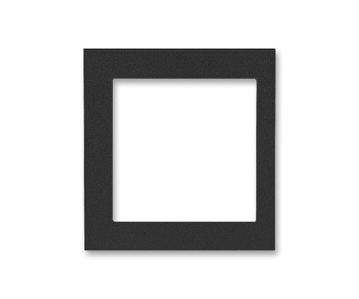 Kryt rmeku s otvorem 55x55, krajn ABB Levit 3901H-A00255 63 - onyx