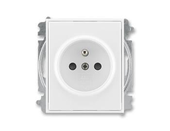 Zsuvka jednonsobn s ochrannm kolkem, s clonkami (typ 6619) ABB Element 6619E-A06357 03 - bl / bl