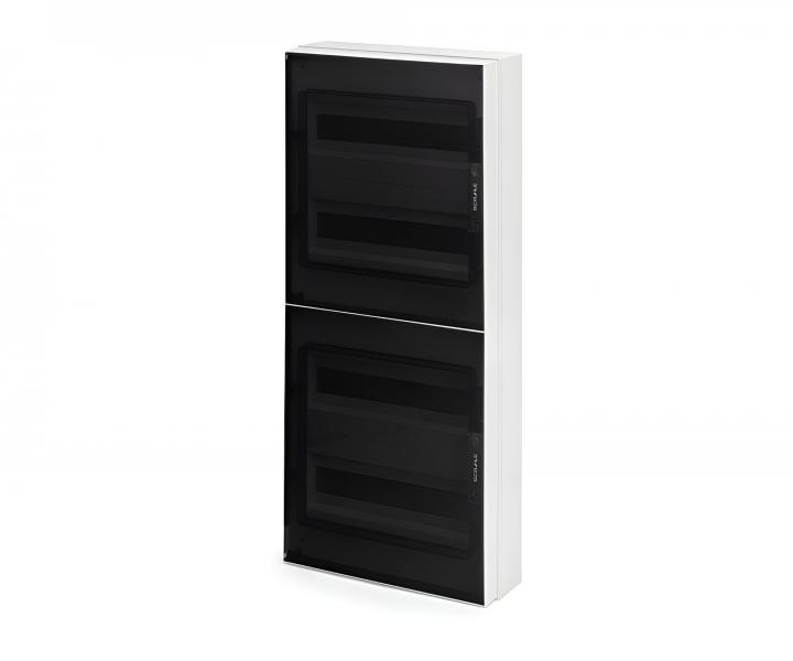 Rozvodnice na omtku Scame Ikona 679.4072.8, IP66, 72 modul (4x18), 424x910x140 mm
