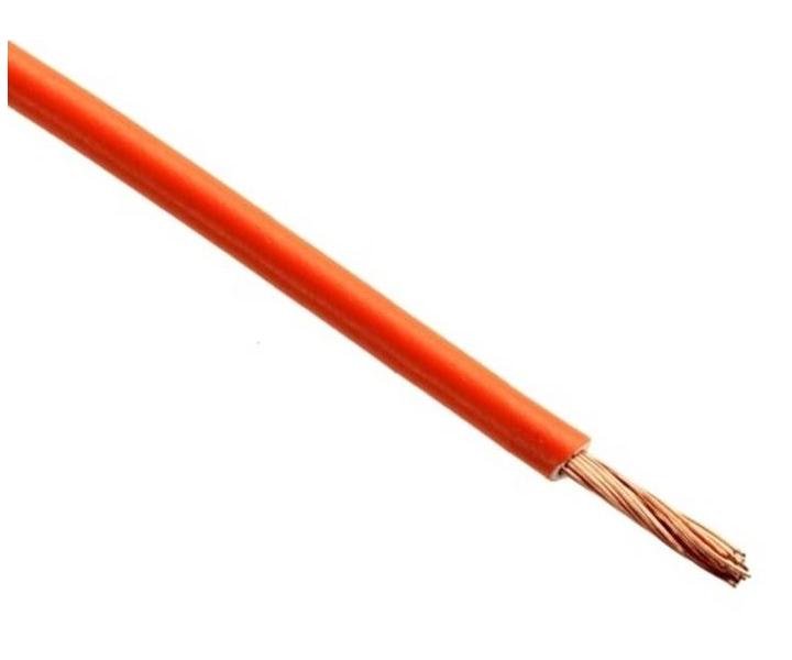 Vodi CYA H05V-K 1,0 Prysmian, oranov - 1 metr