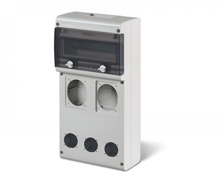 Zsuvkov rozvodnice Scame Block 4 632.4520-000, IP66, 5 x zsuvka