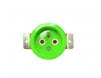 Vestavn� z�suvka ABB Reflex SI 5517-2310 Z, 220 V, 16 A - zelen�