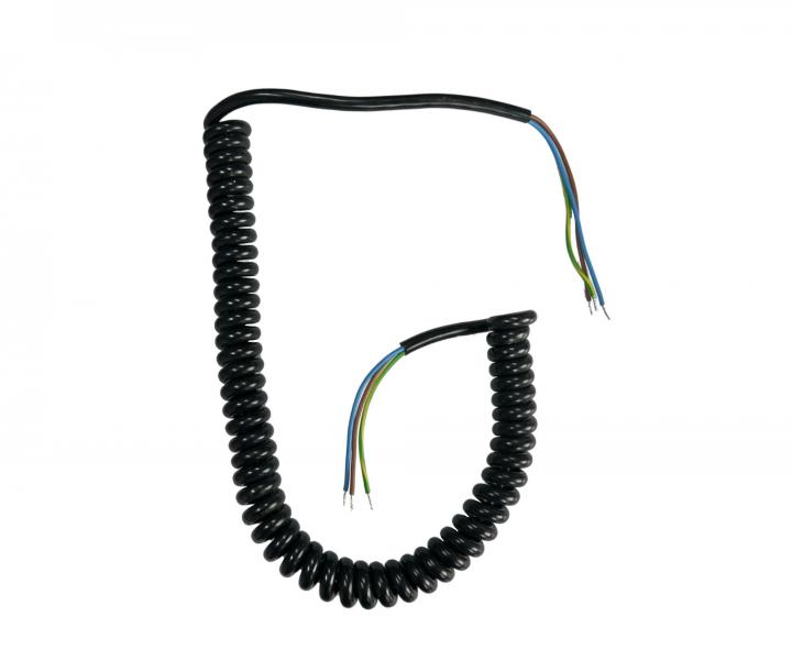 Flexo PVC kroucená šňůra CYNY 305-1-1C, 3Gx0,5, černá - 1,30 m