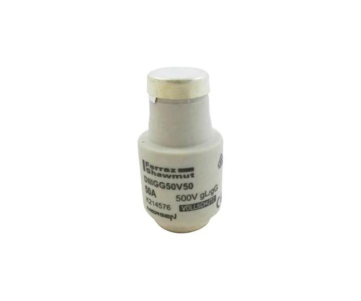 Pojistkov vloka Mersen K214576, velikost DIII, gG, 50A, 500V