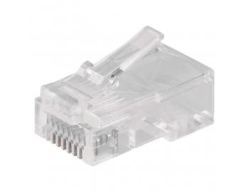 Konektor pro UTP kabel (drt), prhledn Emos K0102