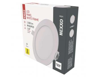 LED vestavn svtidlo NEXXO, kruhov, bl, 12,5W, neutrln bl Emos ZD1135