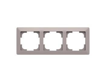 Rmeek trojnsobn, pro vodorovnou i svislou mont ABB Zoni 3901T-A00030 144 - greige / bl