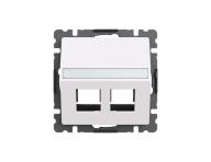 Kryt zsuvky komunikan pm (2x), s upevovacm tmenem ABB Zoni 5014T-A00418 500 - bl