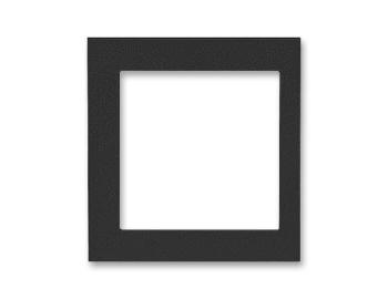 Kryt rmeku s otvorem 55x55, krajn ABB Levit 3901H-A00255 63 - onyx
