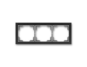 Rmeek trojnsobn, pro vodorovnou i svislou mont ABB Neo 3901M-A00130 37 - onyx