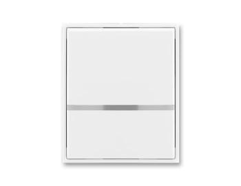Kryt spnae jednoduch, s przorem ABB Element 3558E-A00653 03 - bl/bl