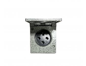 Zsuvka jednonsobn kovov ABB 5515-6750, IP44, 380 V - ed