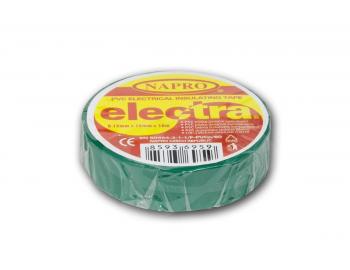 Izolan pska Napro electra PVC 0,13 mm x 15 mm x 10 m, zelen