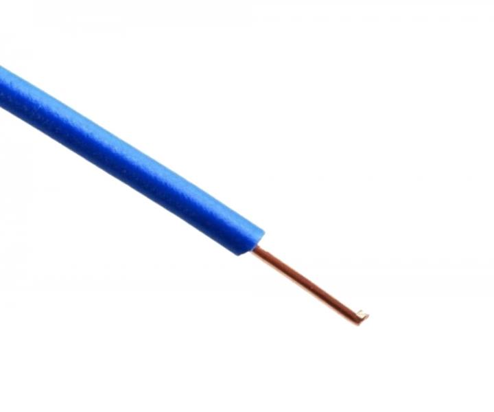 Vodi jednoilov pevn CY 1,5 H07V-U Prysmian, svtle modr - 1 metr